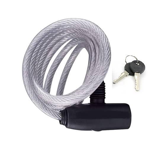 Bike Lock with 2 Keys Grey | Zinc finish