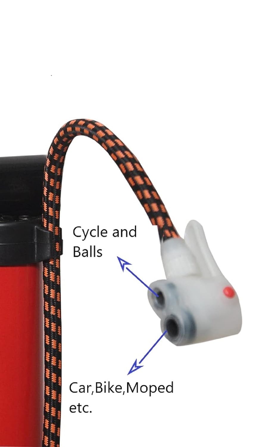 Steel Air Pump For (Cycles,Bikes,Cars,Mopeds Etc) With Needle