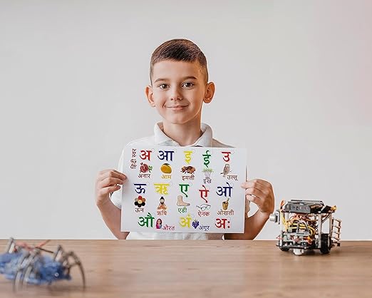 Hindi Swar Acrylic Puzzle Board Game | Educational Toy