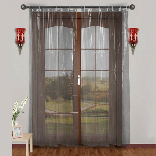 PVC long door Transparent Curtains(1 Peice)