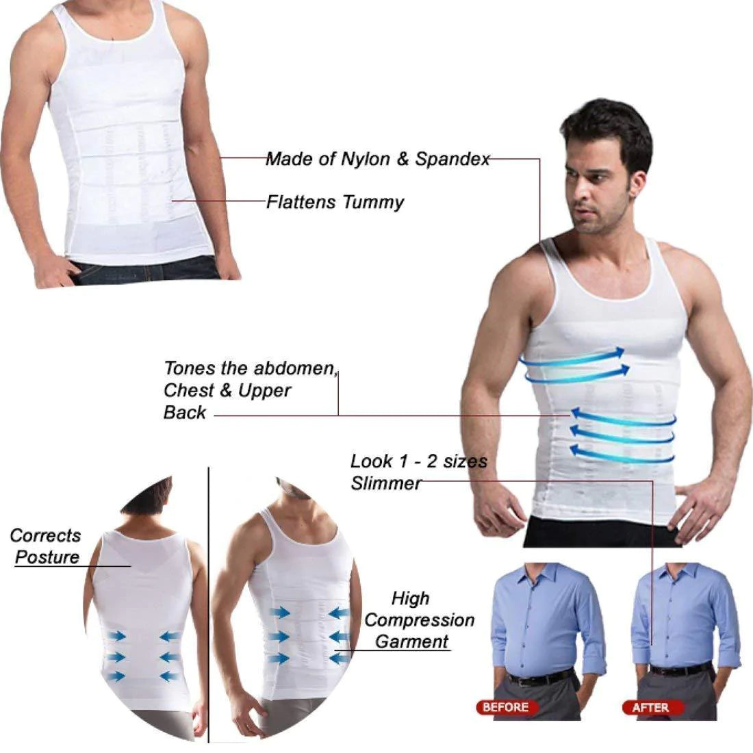 Men's ShapeVest (Buy 1 Get 1 Free)