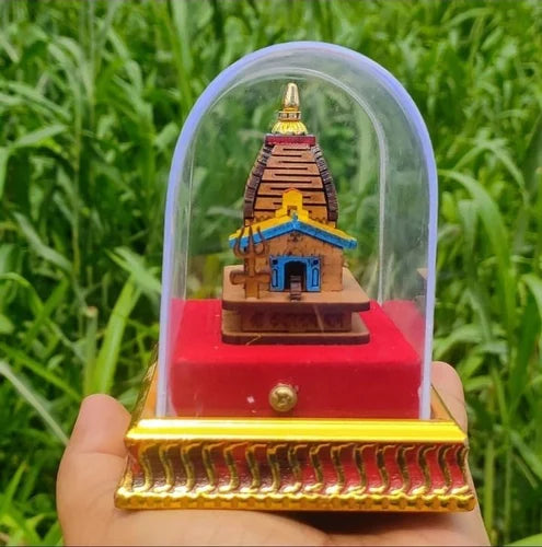 Kedarnath Temple Wooden Model for Home, Office, and Travel